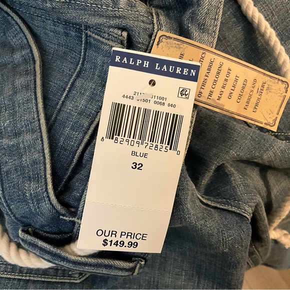 Polo Ralph Lauren Wide Leg Capri Jeans - NWT - Picture 9 of 10